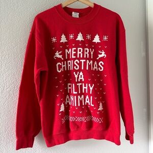 Merry Christmas Ya Filthy Animal Holiday Sweater
